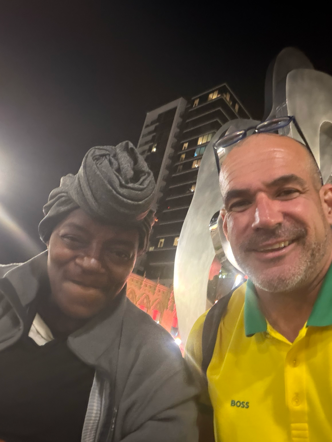 Tom Becher and Norjala aka Dimples from Project Hope